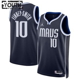 Dres Dallas Mavericks Dorian Finney-Smith 10 Jordan 2022-23 Statement Edition Navy Swingman - Dječji